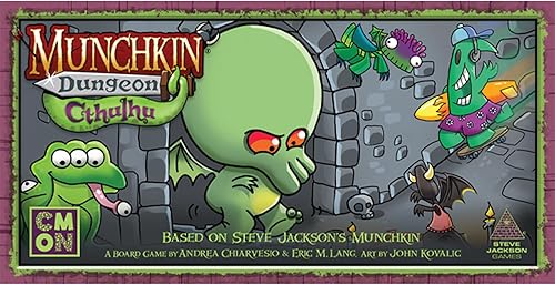 Miniatura 2 de CMON Munchkin Dungeon: Cthulhu Expansion! Juego de estrategia para niños y adultos, mayores de 14 años, 2-5 jugadores, 80 minutos de tiempo de