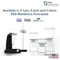 Vista 4 de Foxx Life Sciences -1103-RLS Autofil Unidades de filtro de vacío desechables estériles con membrana PES esterilizadora de 0.2um, 33.8 fl oz