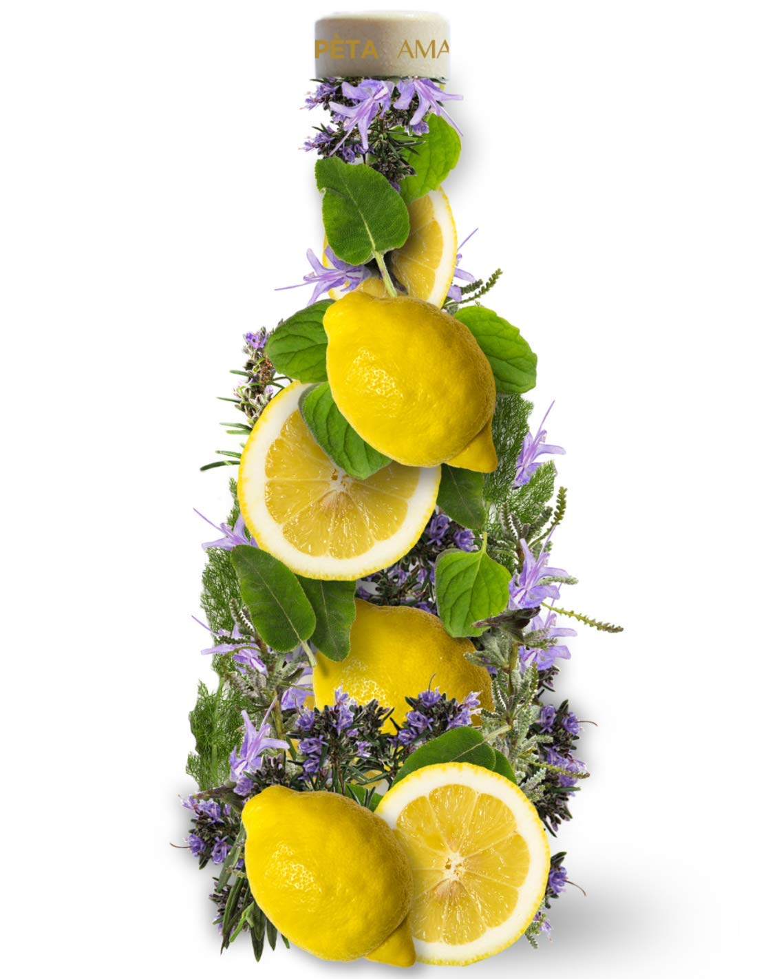 Sicilia Bedda - Nepeta Amaro infuso di Nepitella BIO e Limone di Siracusa IGP - Box 3 Bottiglie da 50 Cl - Gusto Intenso e Raffinato