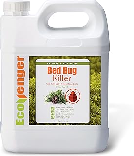 EcoVenger (Formerly EcoRaider) Natural Bed Bug Killer 1 Gallon (Refill), Child & Pet Safe, Fast Kill 100% + Kills Eggs and The Resistant, Extended Residual Protection, Natural & Non-Toxic