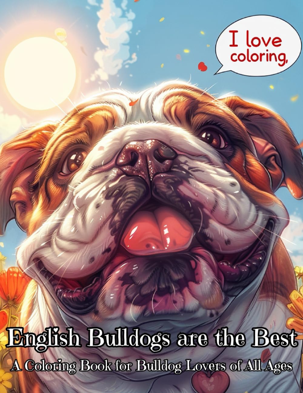 English Bulldogs are the Best: A Coloring Book for Bulldog Lovers of All Ages