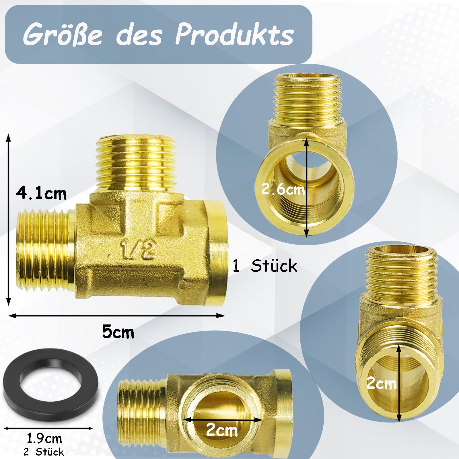 Fittingstore - Raccordo Angolare A 90° Con Filettatura - Foto 8