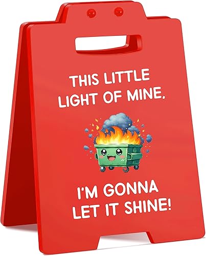 Miniatura 46 de Divertido letrero de escritorio de oficina, decoración sarcástica de cubículo para compañero de trabajo, jefe, empleado, regalo de broma para