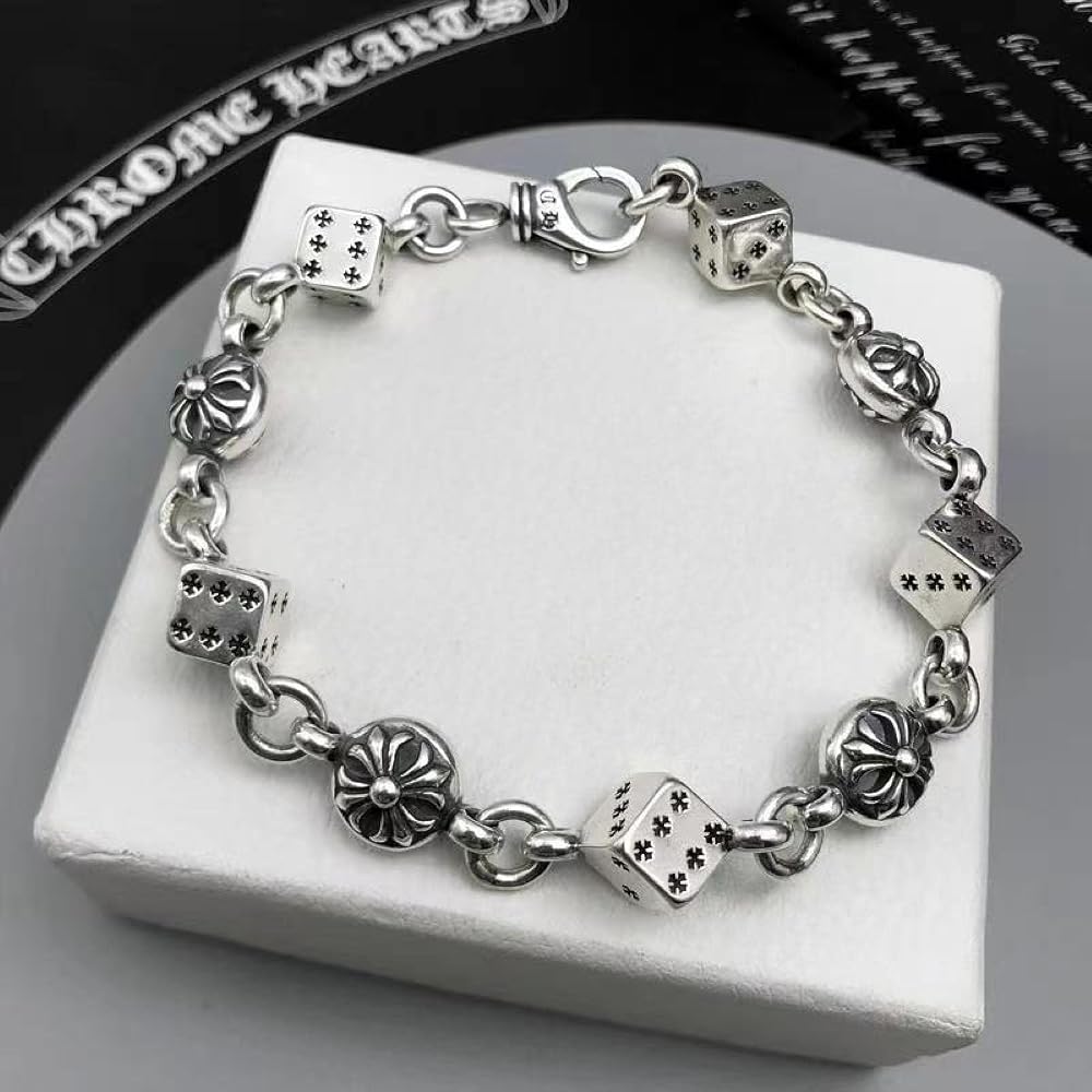 Amazon | [クロムハーツ] ブレスレット シルバー メンズ アクセサリー