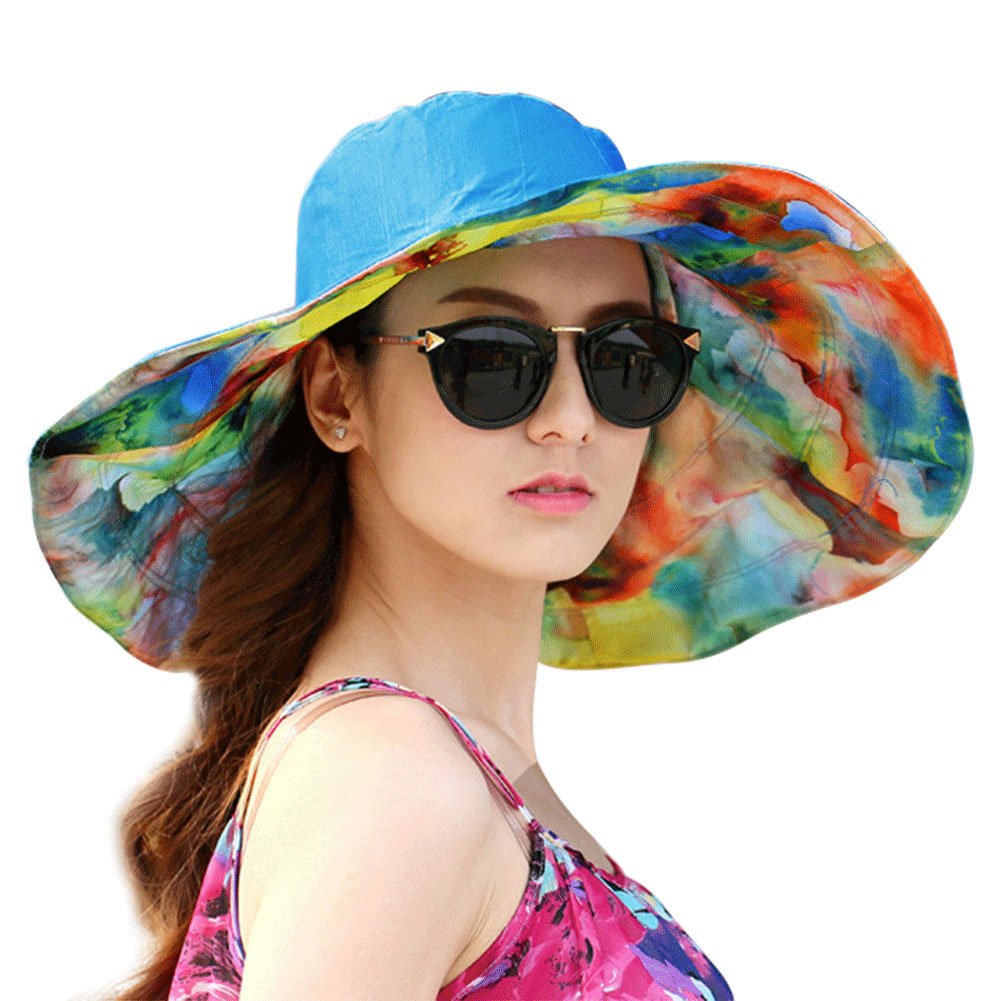 Chapeau à Large Bord Pliable Avec Protège-nuque - Protection UPF 50+ Pour Soleil Et Activités Outdoor
