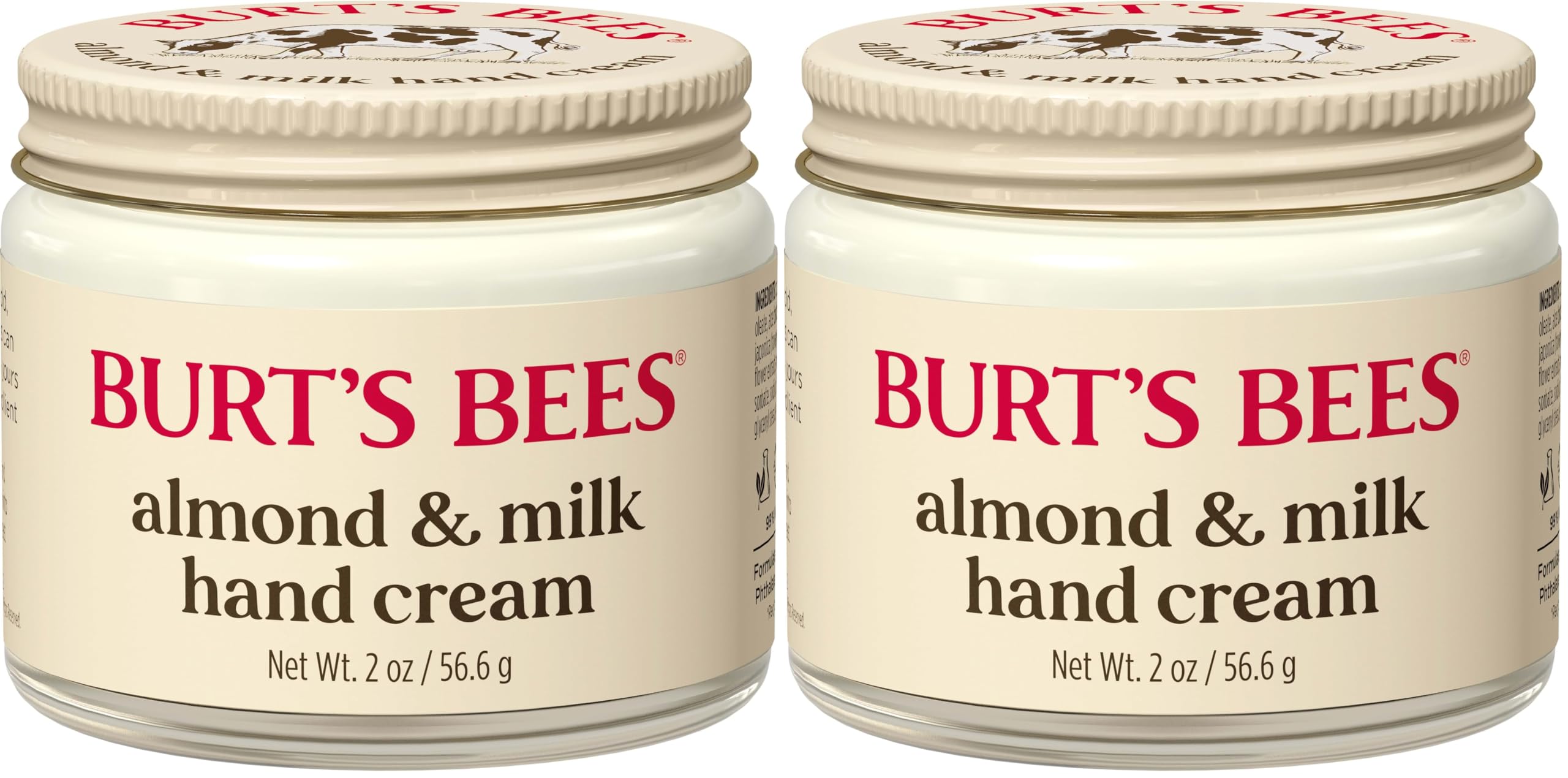 Almond & Milk Hand Cream, 2 Oz (Pack of 2)