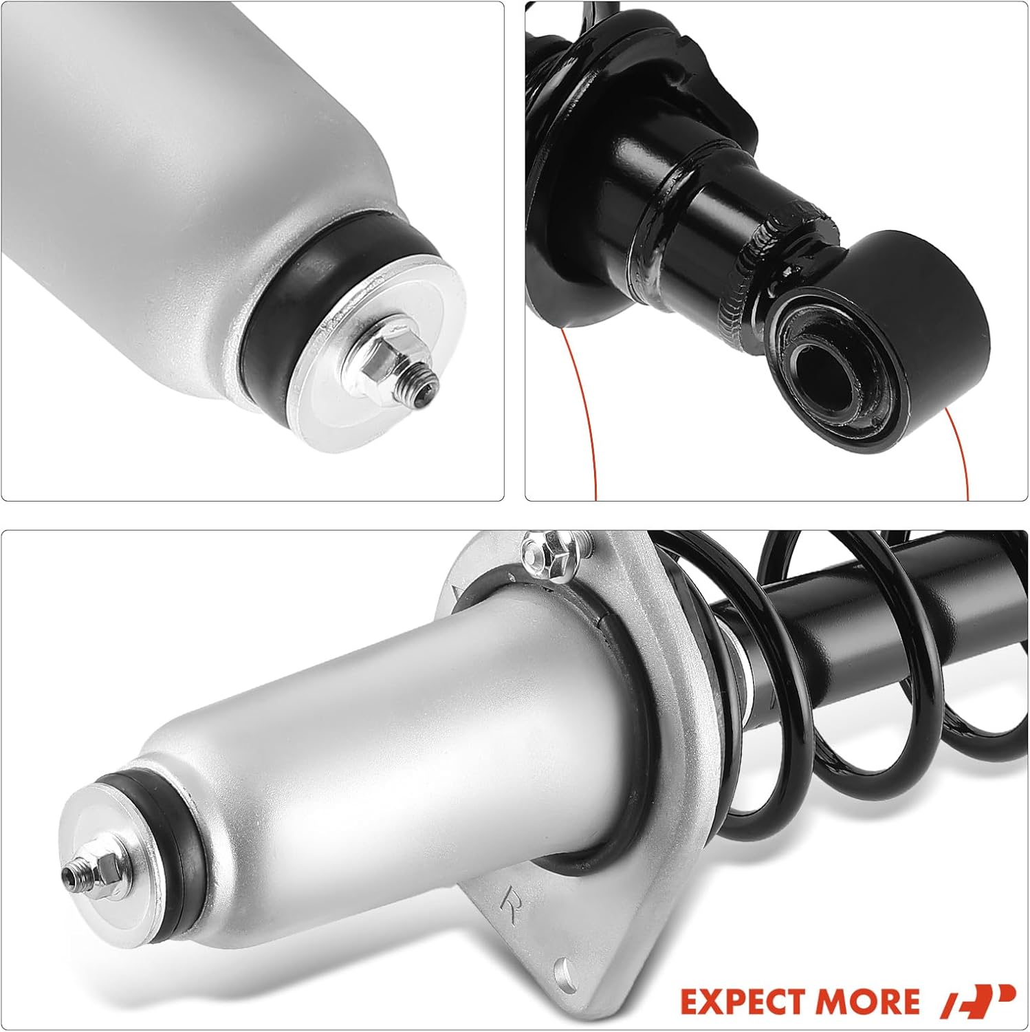 A-Premium Rear Complete Strut & Coil Spring Assembly Compatible with Mazda MX-5 Miata 2006-2014, 2-PC Set