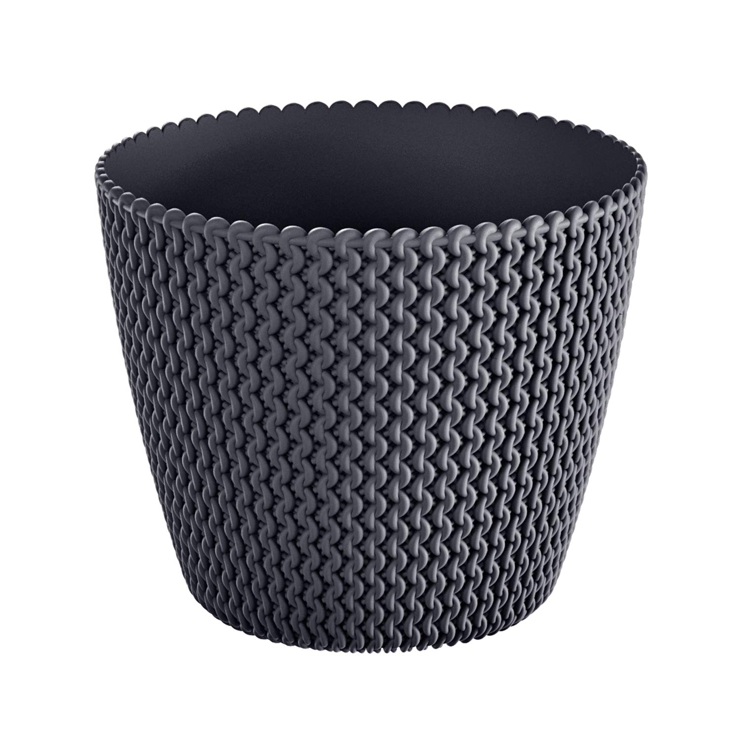 Vaso di fiori rotondo 11,5L Prosperplast Splofy in plastica in colore