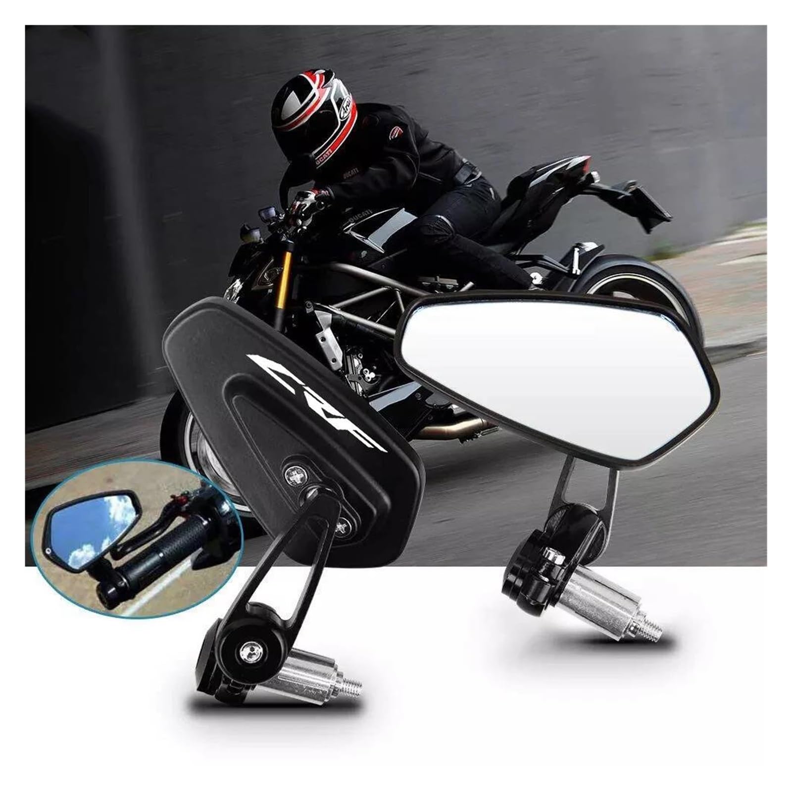 Rétroviseurs De Guidon Pour CRF450R CRF250R CRF150R CRF250X CRF450X CRF 250