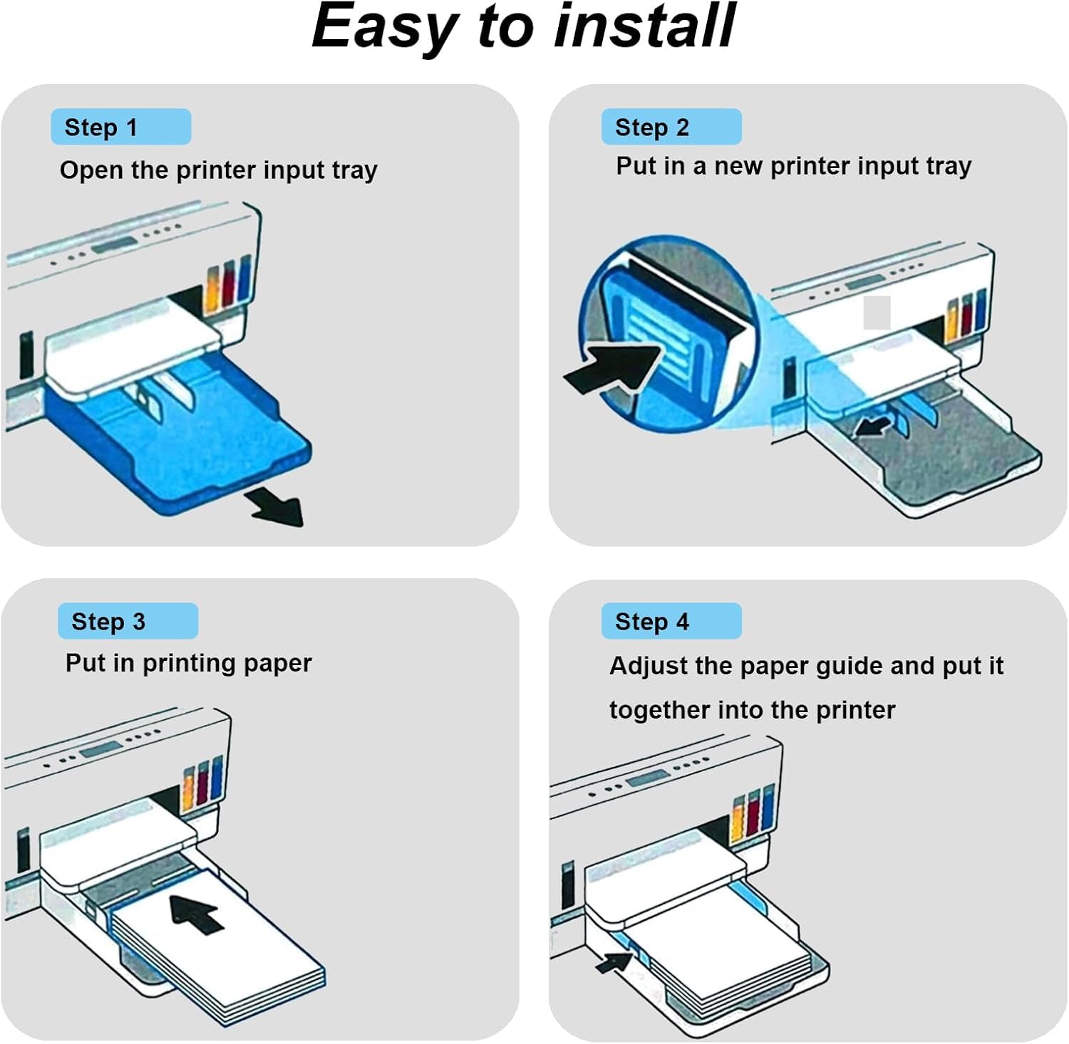 Bac de Livraison Papier pour Bac d'alimentation Compatible avec HP Officejet Pro 9010 9012 9013 9014 9015 9016 9018 9019