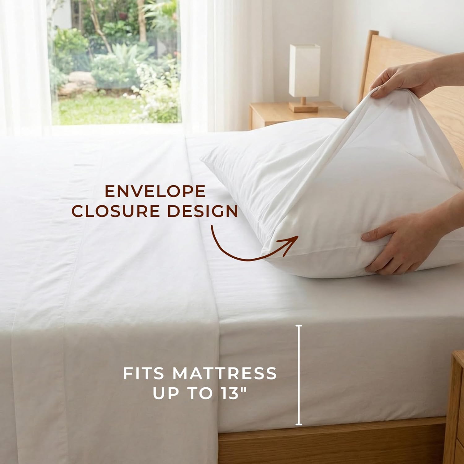 Peru Pima 600 Thread Count Thermoregulating Sateen Twin Sheet Set - 100% Peruvian Pima Cotton, 3 Piece (Flat, Fitted, 1 Pillowcase) - Cooling, Crisp, Deep Pocket, Hotel Quality Bedding - White