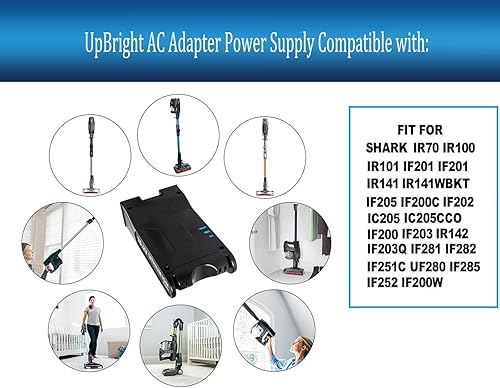 Miniatura 3 de UpBright Cargador adaptador de 28.8 V CACC compatible con Shark DuoClean Duo Clean IONFlex Duoflex ION Duo Multi Flex SharkNinja Vacuum F60 IF250