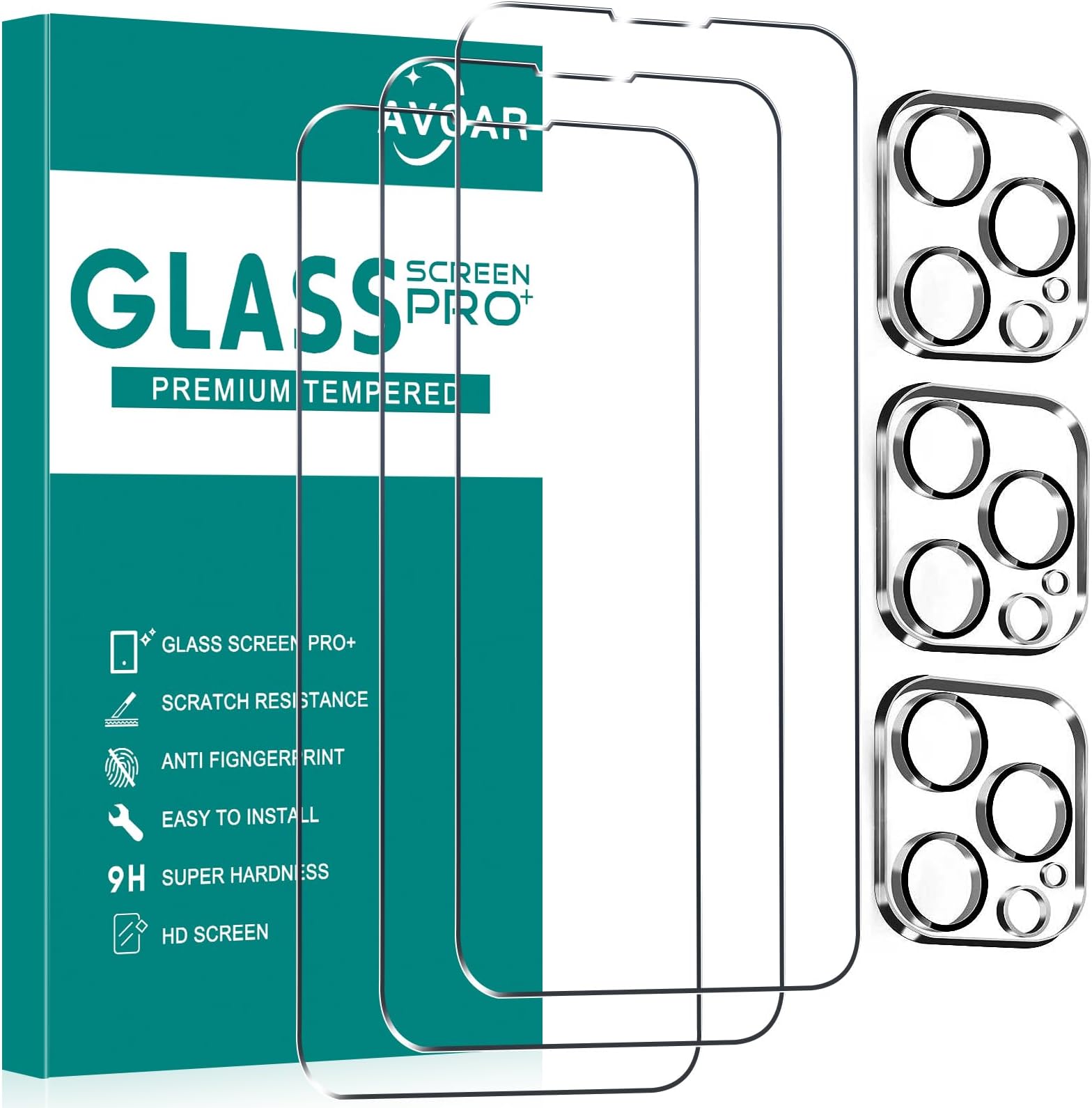 AVOAR® Advanced UV Tempered Glass Screen Protector Guard For (6.78 inch, Pack of 1) Full Adhesive UV Glue Curved HD Clarity with easy installation kit (New2)