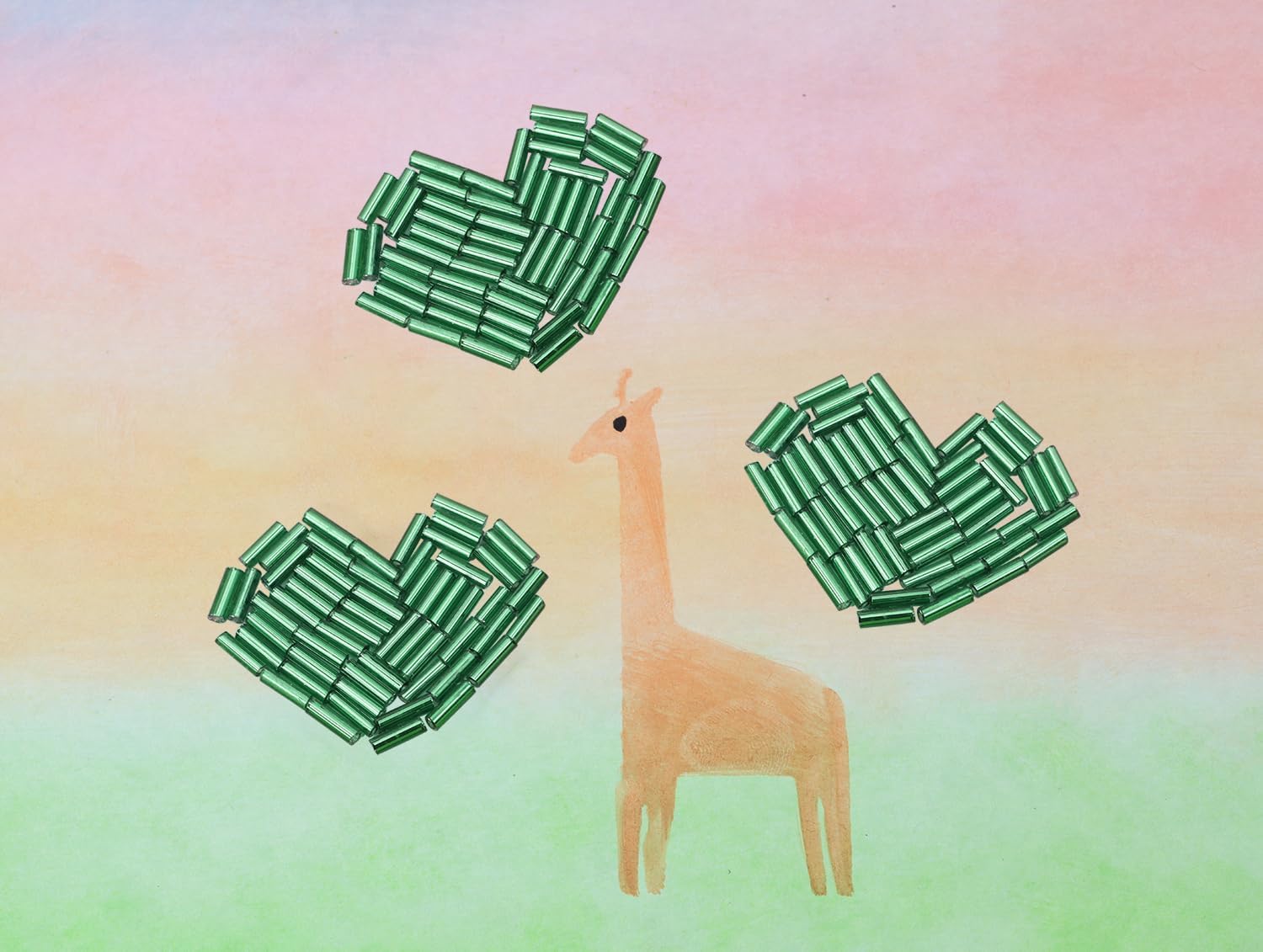 Glass Bugle Beads Penta Angel 1100Pcs /50g Mini Long Tube Seed Beads 2×6mm Small Craft Loose Spacer Beads for Earring Bracelets Necklace Waist Beads Jewelry Making (Dark Green) - Image 7