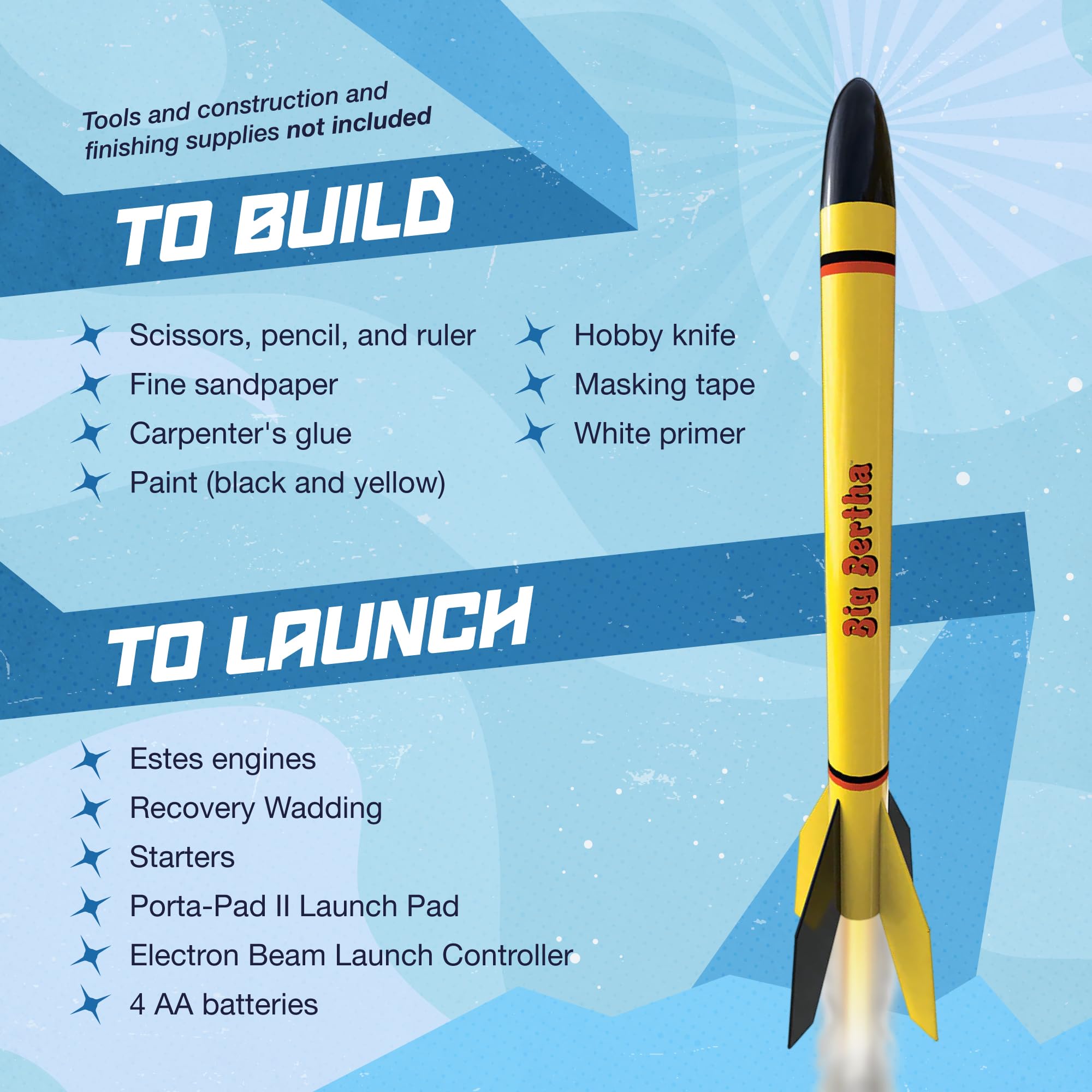 Amazon.com: Estes 1948 Big Bertha Rocket-Building Kit