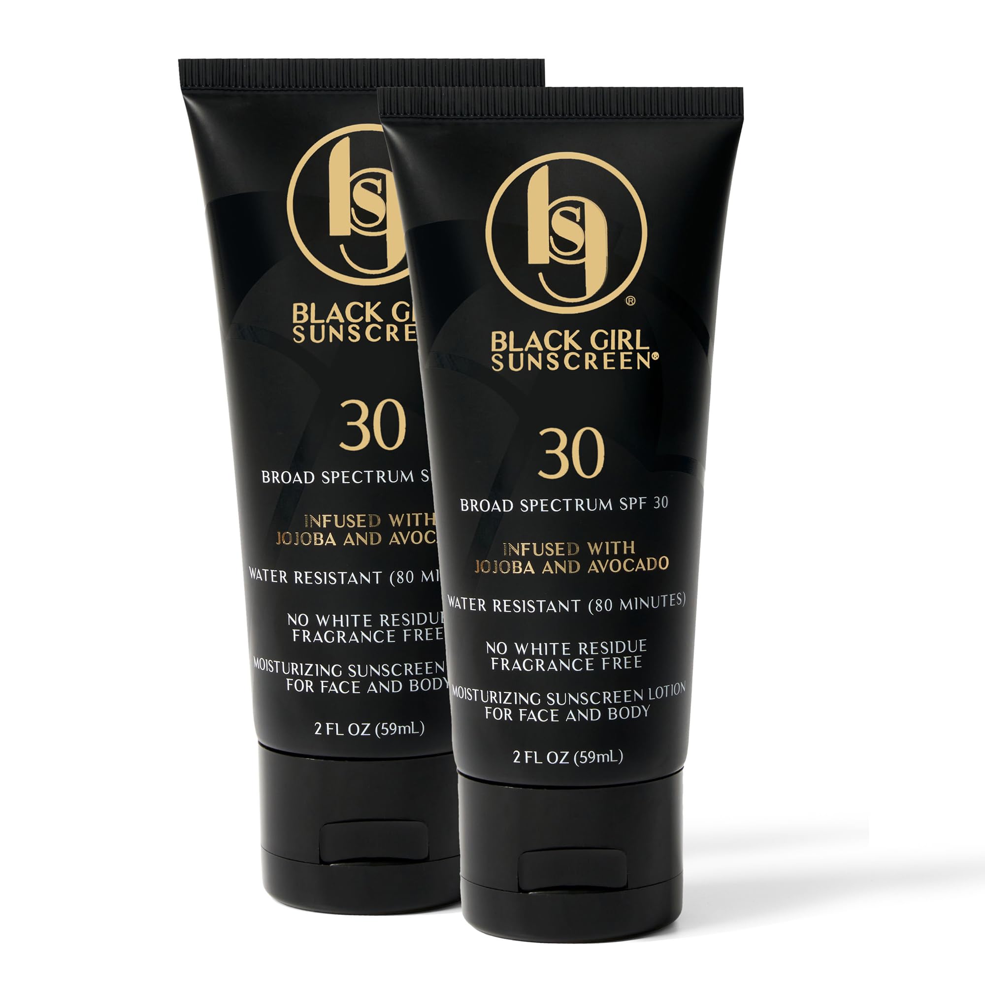 Black Girl Sunscreen - Face & Body Moisturizing Sunscreen Lotion SPF 30 for Melanin Rich Skin, Leaves no White Cast (SPF-30-4oz)