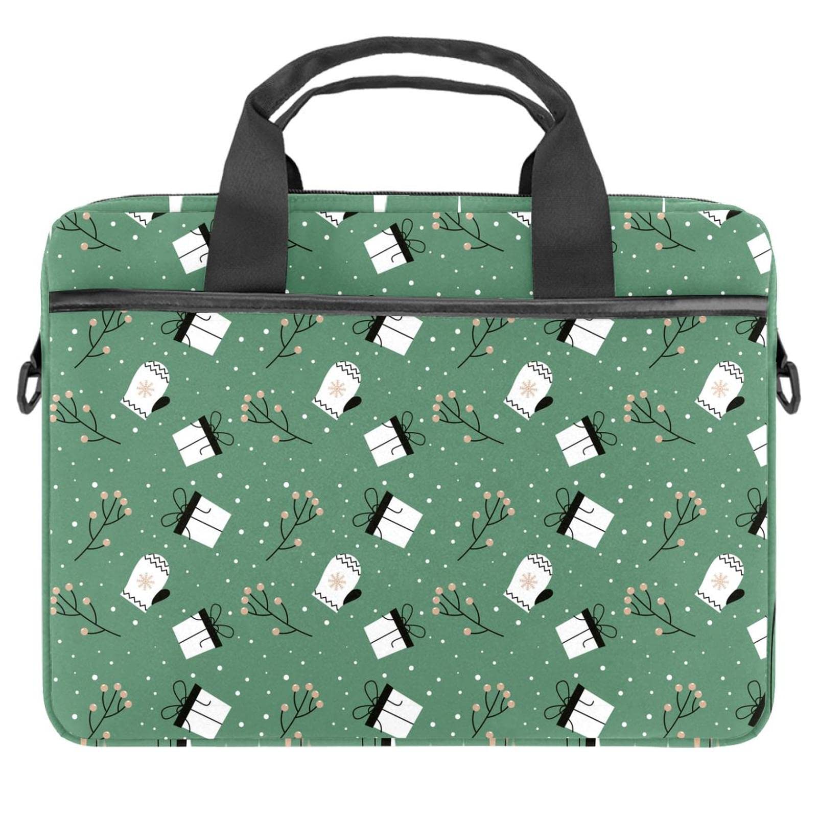 Sac fourre-tout vert ordinateur protégeant des rayures pour portable 13-14.5" - 7