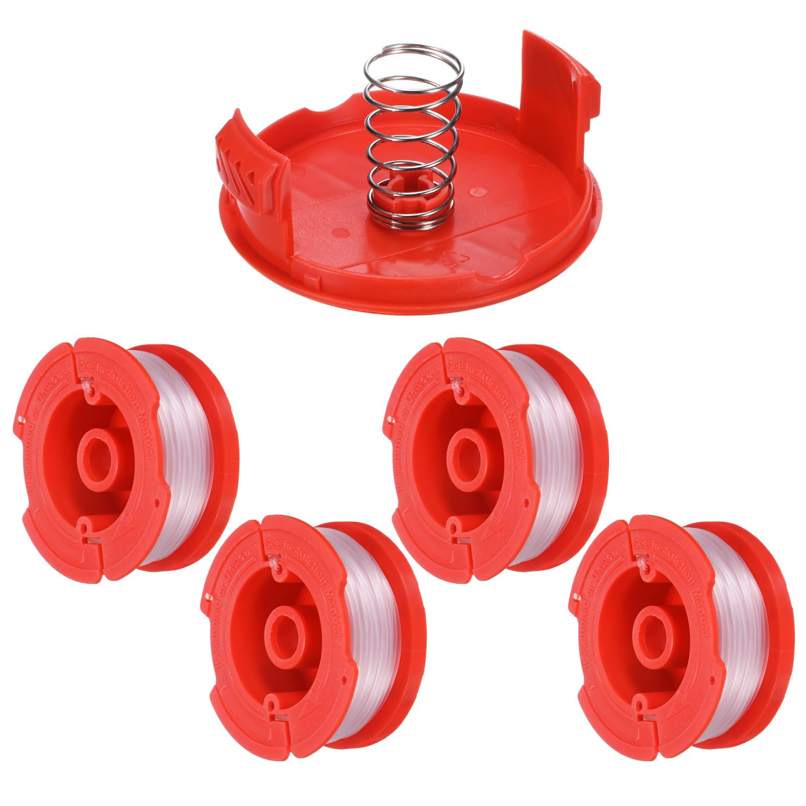 Bobine CMZST065 nylon de rechange pour débroussailleuse avec ressort