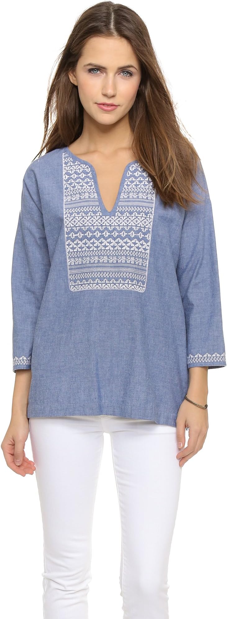 Joie Women's Neri Embroidered Top