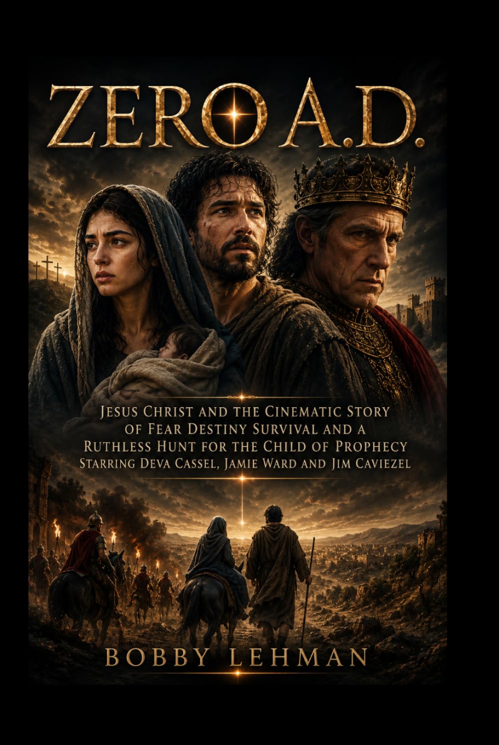 Zero A.D.: Jesus Christ and the Cinematic Story of Fear Destiny Survival and a Ruthless Hunt for the Child of Prophecy Starring Deva Cassel, Jamie Ward and Jim Caviezel