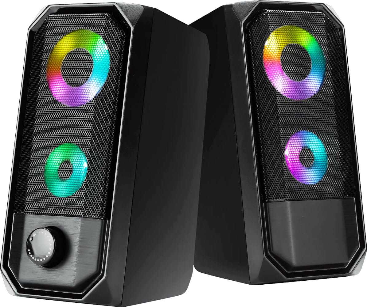 Altavoces para PC estéreo compactos que solucionan la falta de espacio 8