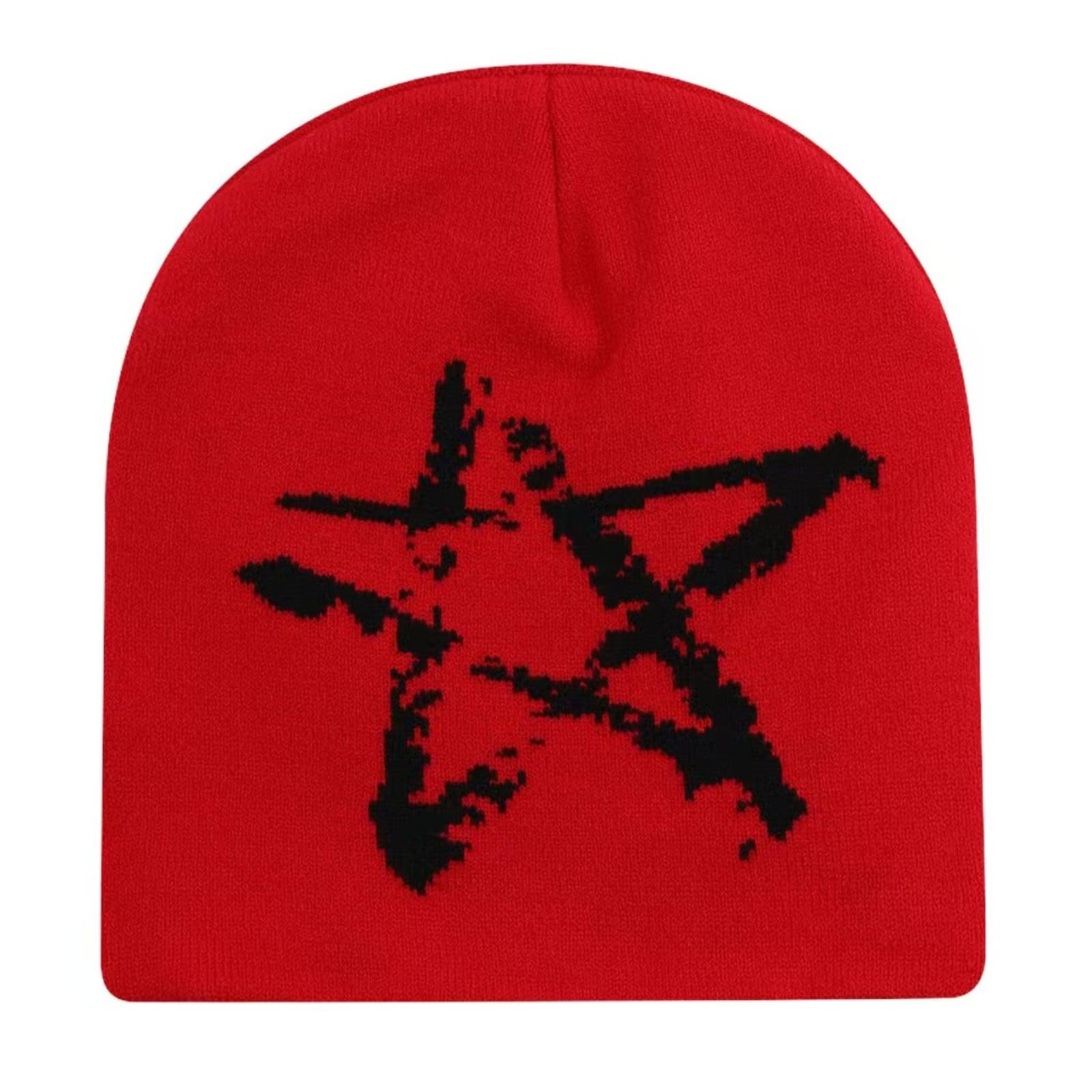 2THESTARS Y2K Beanie Hat for Men & Women Trendy Soft Stretchable Winter Cap, Warm Comfortable Cold Weather Knit Accessory