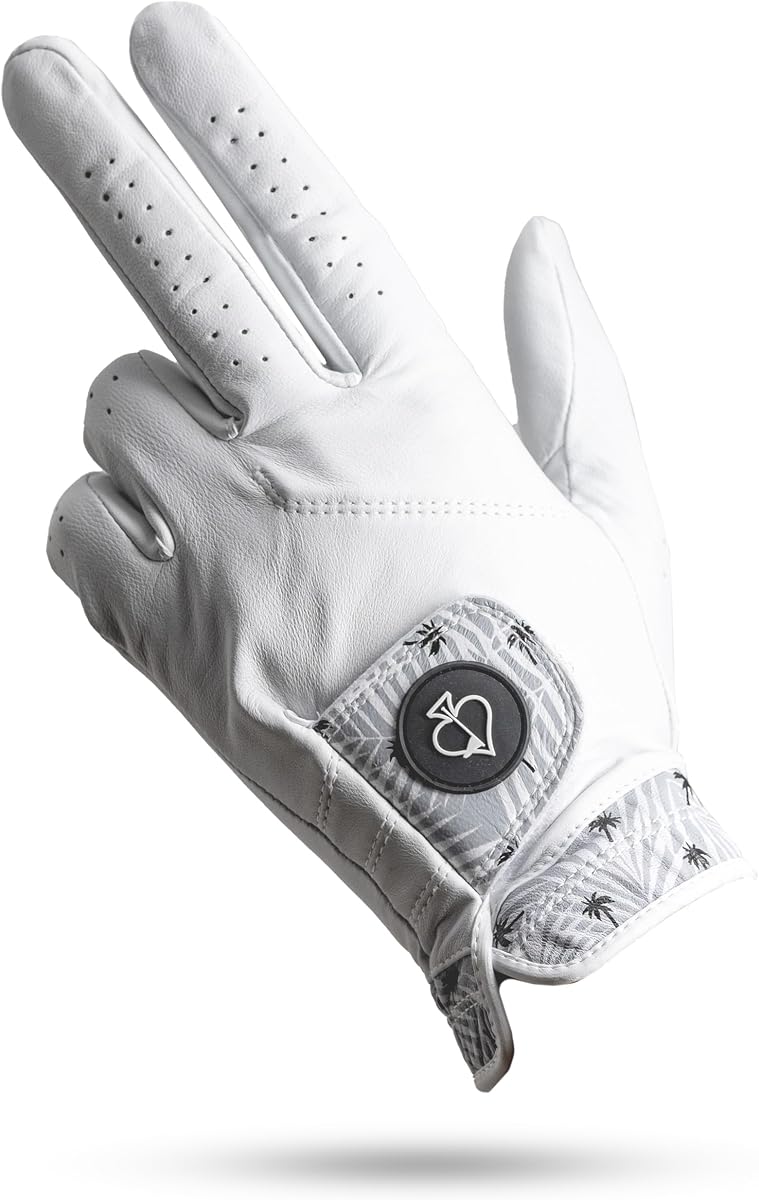 Golf Glove Design - Premium AAA Cabretta Leather, Long-Lasting Durable Tour Glove for Men or Women - Premium Leather Golf Glove Left & Right Hand