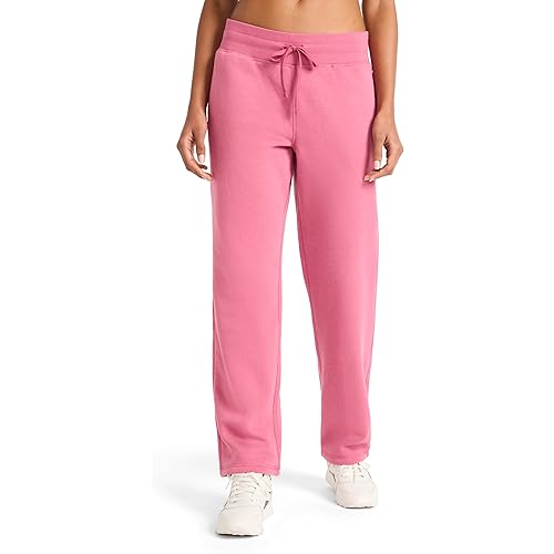 Reebok Women's Cozy Classic Sweatpant, Standard Fit, 30” Inseam, Midweight Cotton-Poly Fleece Fabric