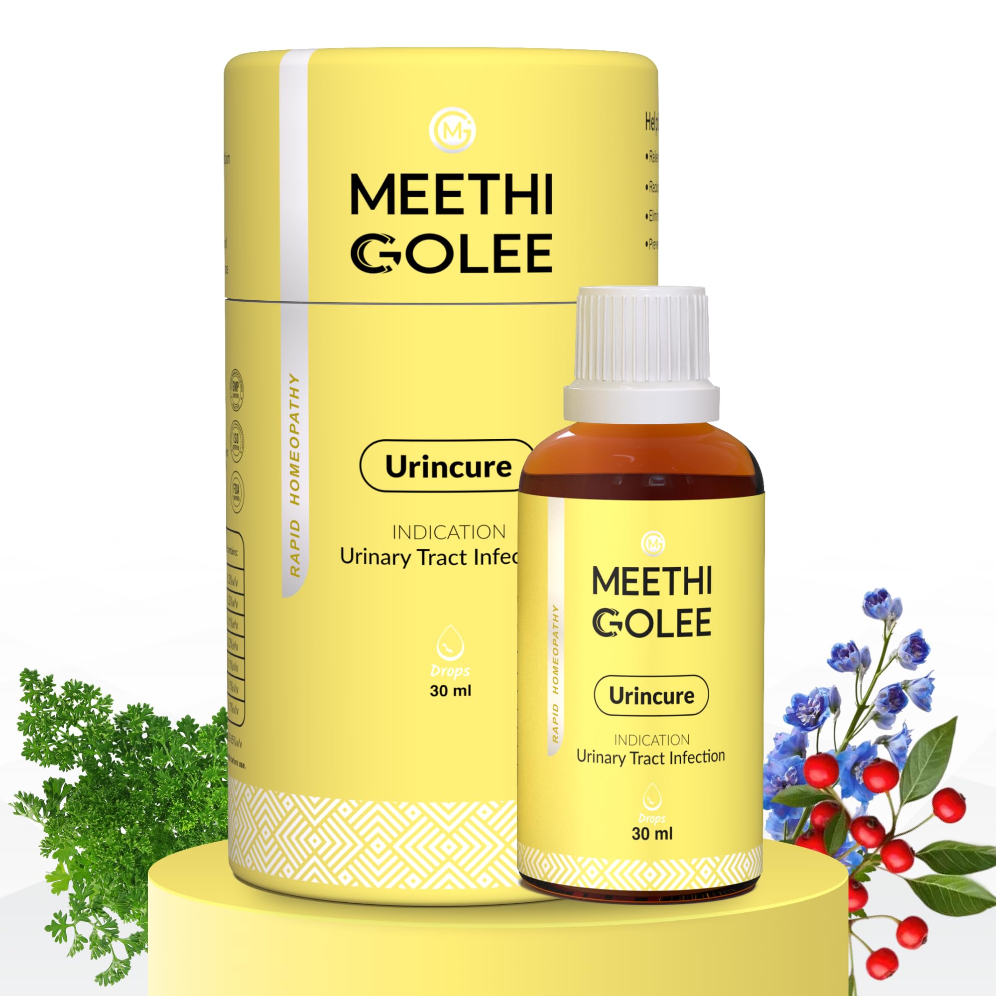 UrinCure UTI Drops – 30ml | Fast Relief from Urinary Infection, Burning Sensation, Frequent Urge & Discomfort | Supports Urinary Tract, Bladder Health & Comfortable Urination for Men & Women-picture-28