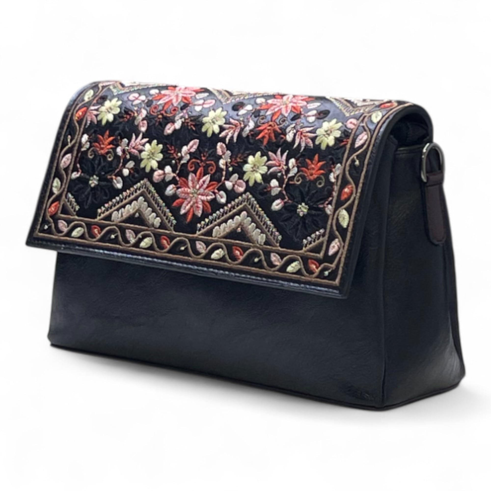 dazzle PU Leather Embroidery Sling Bag Crossbody Bags For Women PU Leather Leather Elegant Handbag Versatile Shoulder Bags-picture-22