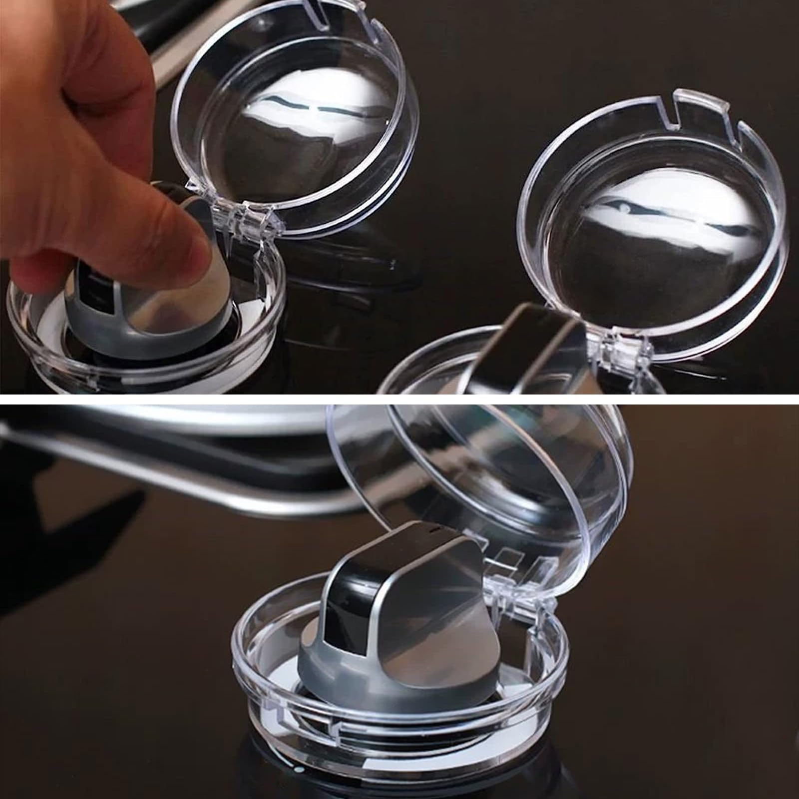 6 Pièces Cache Bouton Cuisinière, Protection Gaziniere, Bouton De