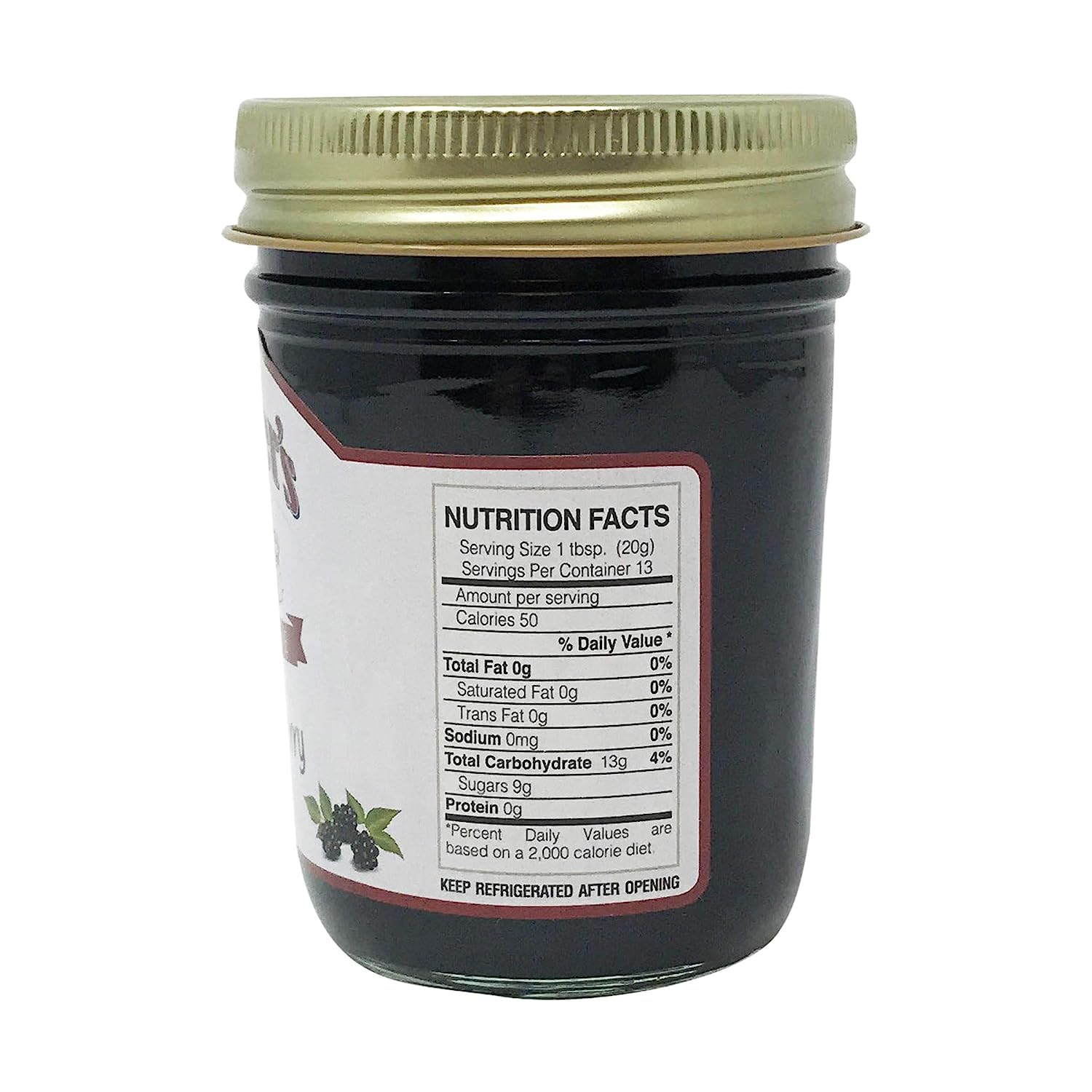 Mrs. Miller's Seedless Black Raspberry Jam 9 Ounce (Pack of 3)