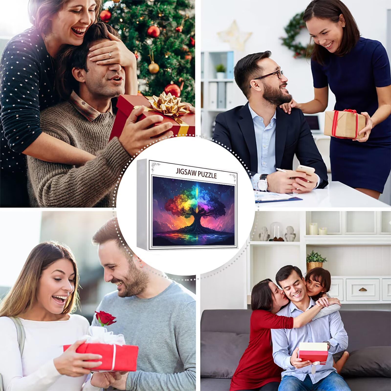 Puzzle 3000 elementów Krajobraz Drzewo dla dorosłych 122 x 81 cm Unikalne Rzemiosło Klasyczne 3D Drewniana układanka do rodzinnych gier aktywnych, układanka zrób to sam do dekoracji ścian domu