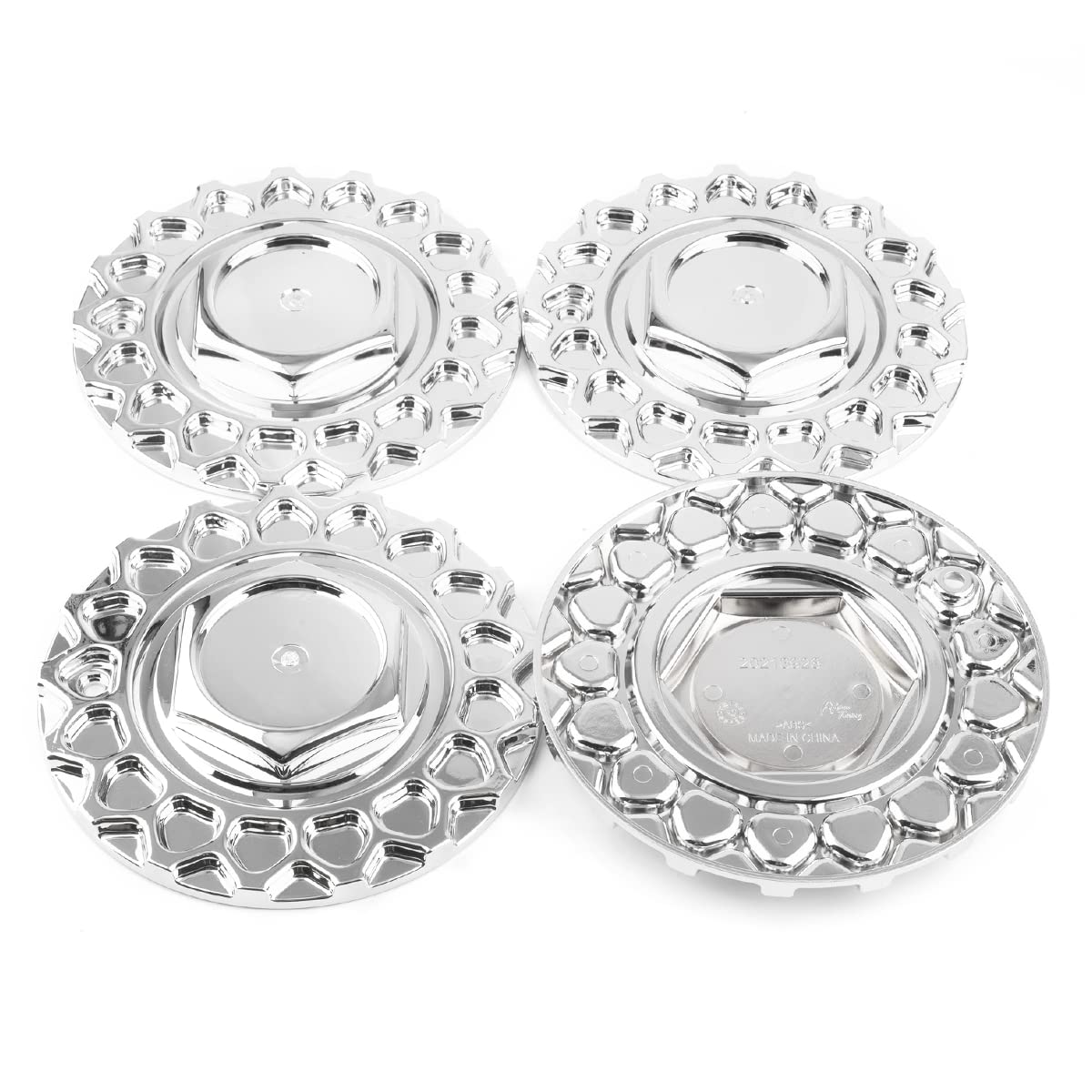 Photo 1 of GTownWorks 168mm 6.61in Wheel Center Caps for BBSRS018 RS020 RS021 RS022 RS023 RS024 RS025 RS026 09.24.004 09.24.004 Wheel Center Hubcaps, 4 Pack Chrome Silver Center Cover Replacement