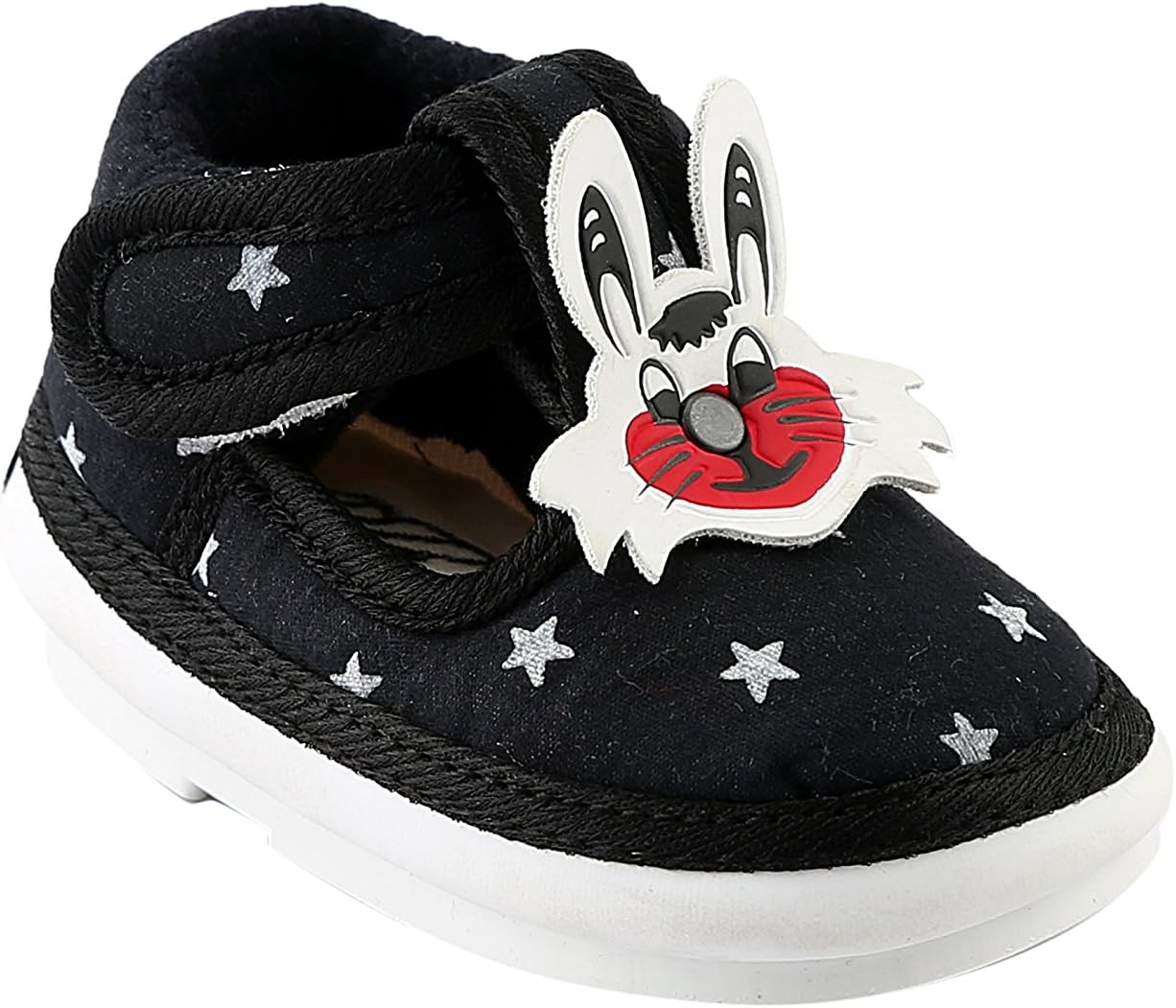 CHIU Chu-Chu Black Color Booties with Strap fo Baby Boys & Girls