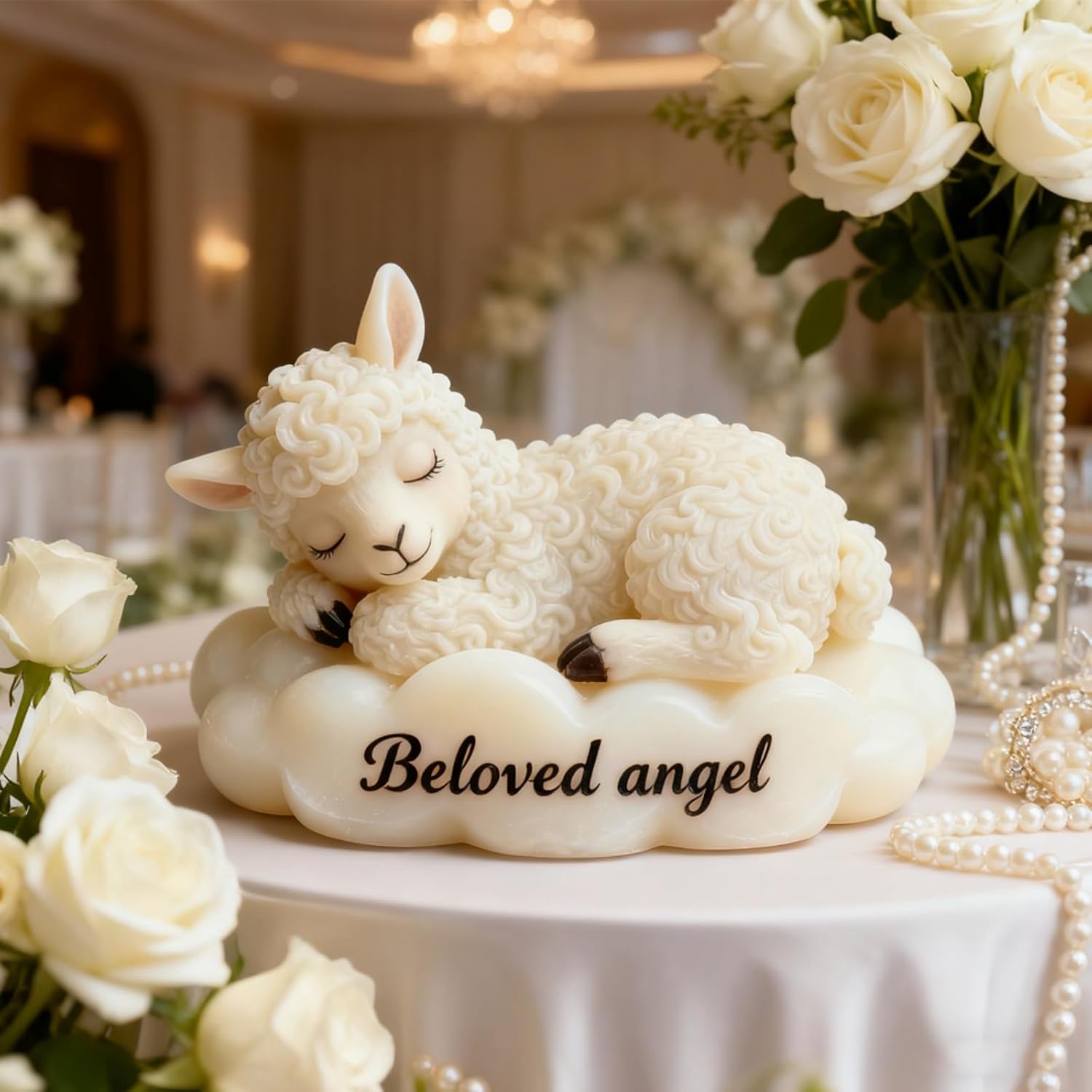 Lamb Candle Mold, 3D Cute Sheep Animal Silicone Molds for Candle Making, Resin Casting Molds for DIY Epoxy Resin Craft, Aromatherapy, Plaster Ornament & Garden Home Decoration
