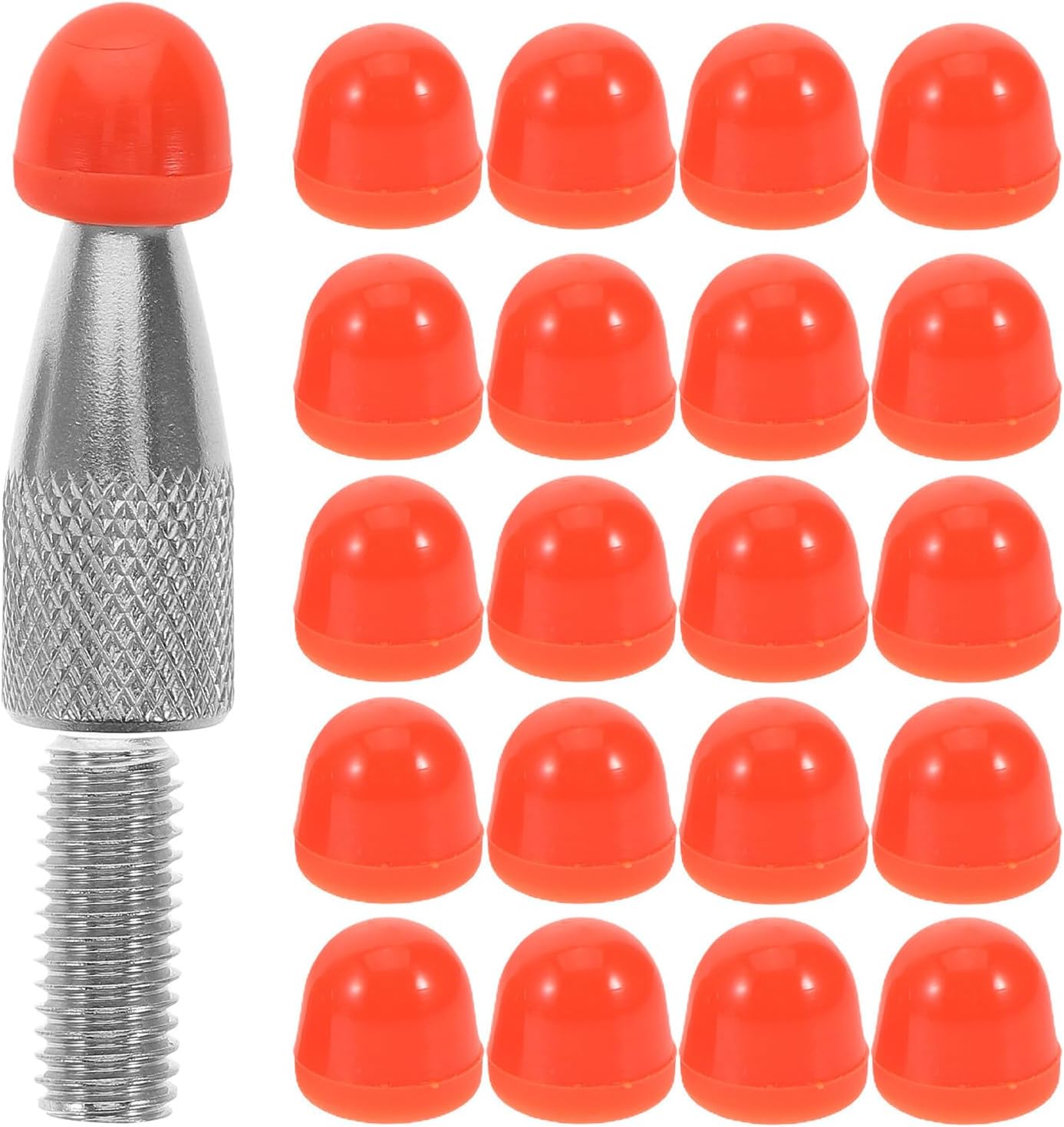 Ciieeo 48pcs Dent Removal Tool Replacement Heads Alloy Plastic for Vehicle
