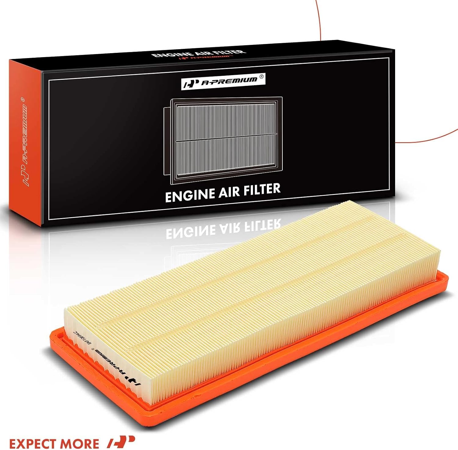 A-Premium Engine Air Filter Compatible with BMW E89 Series Z4 2011 3.0L & Mini Cooper 2007-2015 1.6L, Cooper Countryman 2011-2016 1.6L, Cooper Paceman 2013-2016 1.6L, Replace# 13717568728