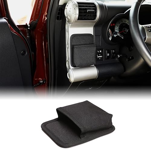 LLKUANG Organizador de bolsa de almacenamiento para ventilación de automóvil para Toyota FJ Cruiser 2007-2021 Bolsa organizadora de monedas de coche