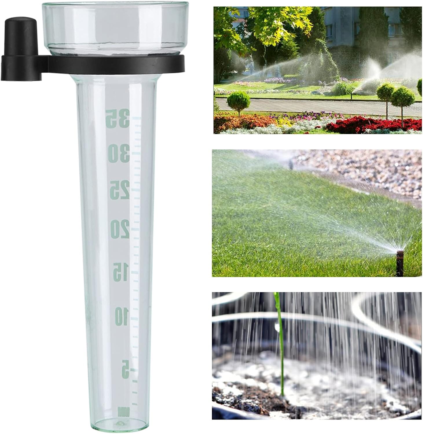 Gavigain Rain Gauge,Accurate Rain Gauge for Precise Weather Measurement Easy to Read and Durable Rainfall Gauge Monitor Rainfall Levels with Confidence for Home, Garden, Outdoor Use
