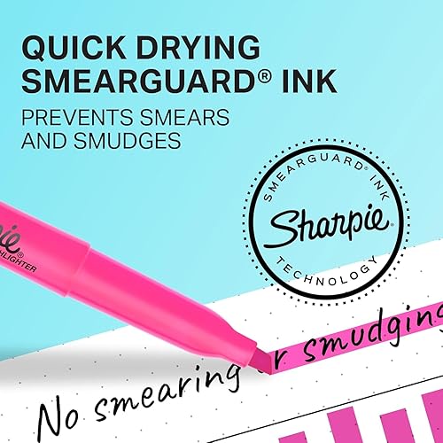 Miniatura 3 de Sharpie Resaltadores estilo bolsillo colores surtidos 4 bolígrafos más 2 bonos