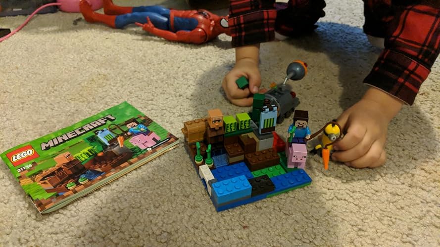 Amazon.co.jp: LEGO Minecraft メロンファーム 21138 ビルディング