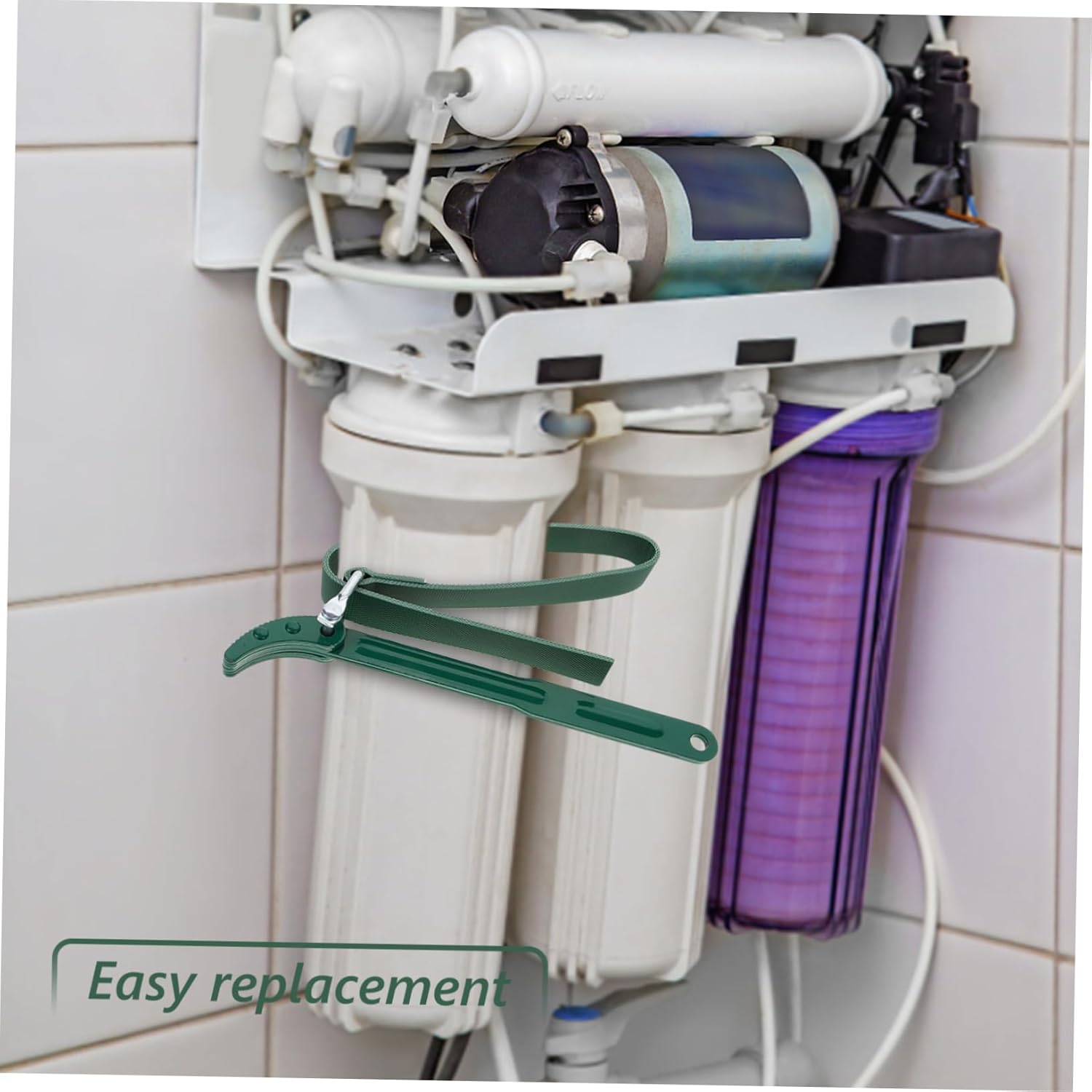 jojofuny 2pcs Water Filter Housing Wrench Replacement Tool Oil Filter Wrench for Water Purifier Easy to Use