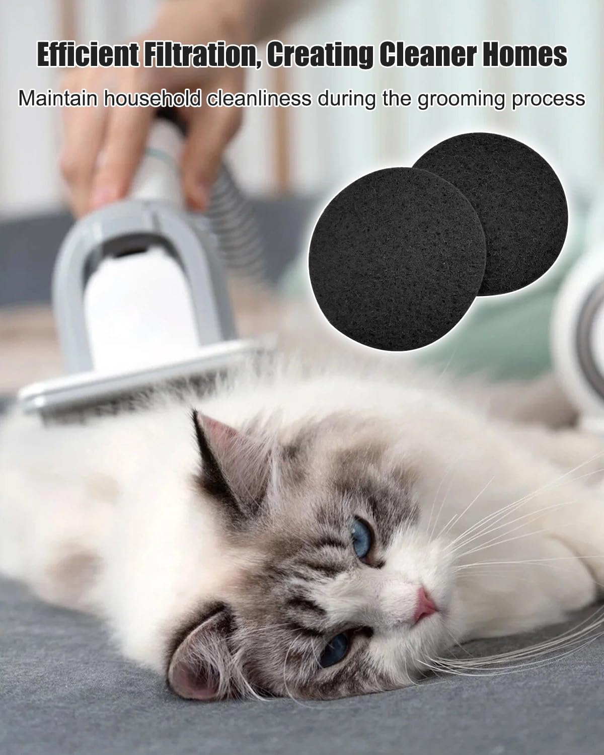10 PCS Hepa Sponge Filter Replacement Fit for Neabot P1 PRO image 5
