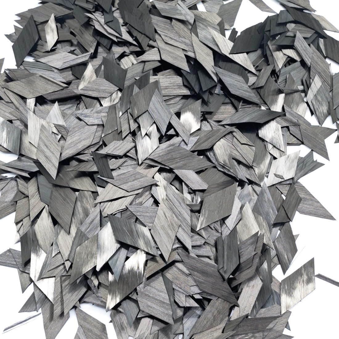 2KG Carbon Fiber Chopped Wire Forged Cut Short Fibre Filament Diamond Shaped Flake
