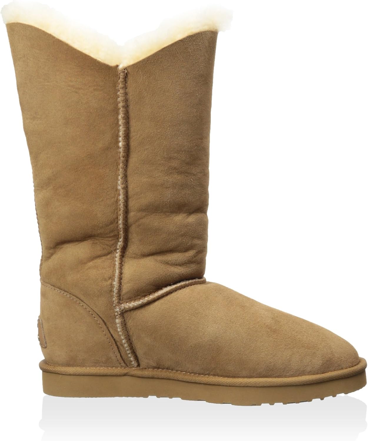 Koolaburra Women's Double Halo Boot, Chestnut, 7 M US