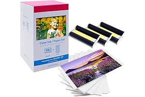 Compatible Canon Selphy CP1300 CP1500 Ink and Paper