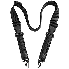 CRUSHUNT Two Point and Traditional Sling for Outdoor Black (Paracord Style)