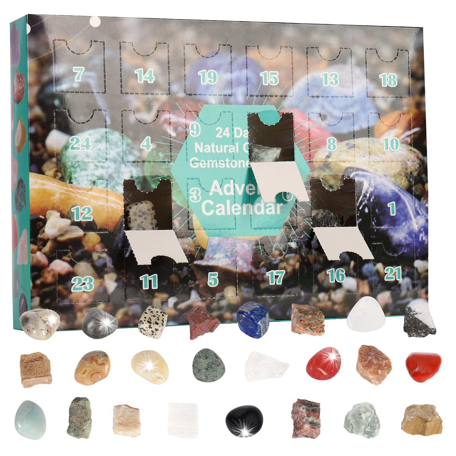 Amazon.co.jp: ELEOPTION アドベントカレンダー 2022 ロックス 24日