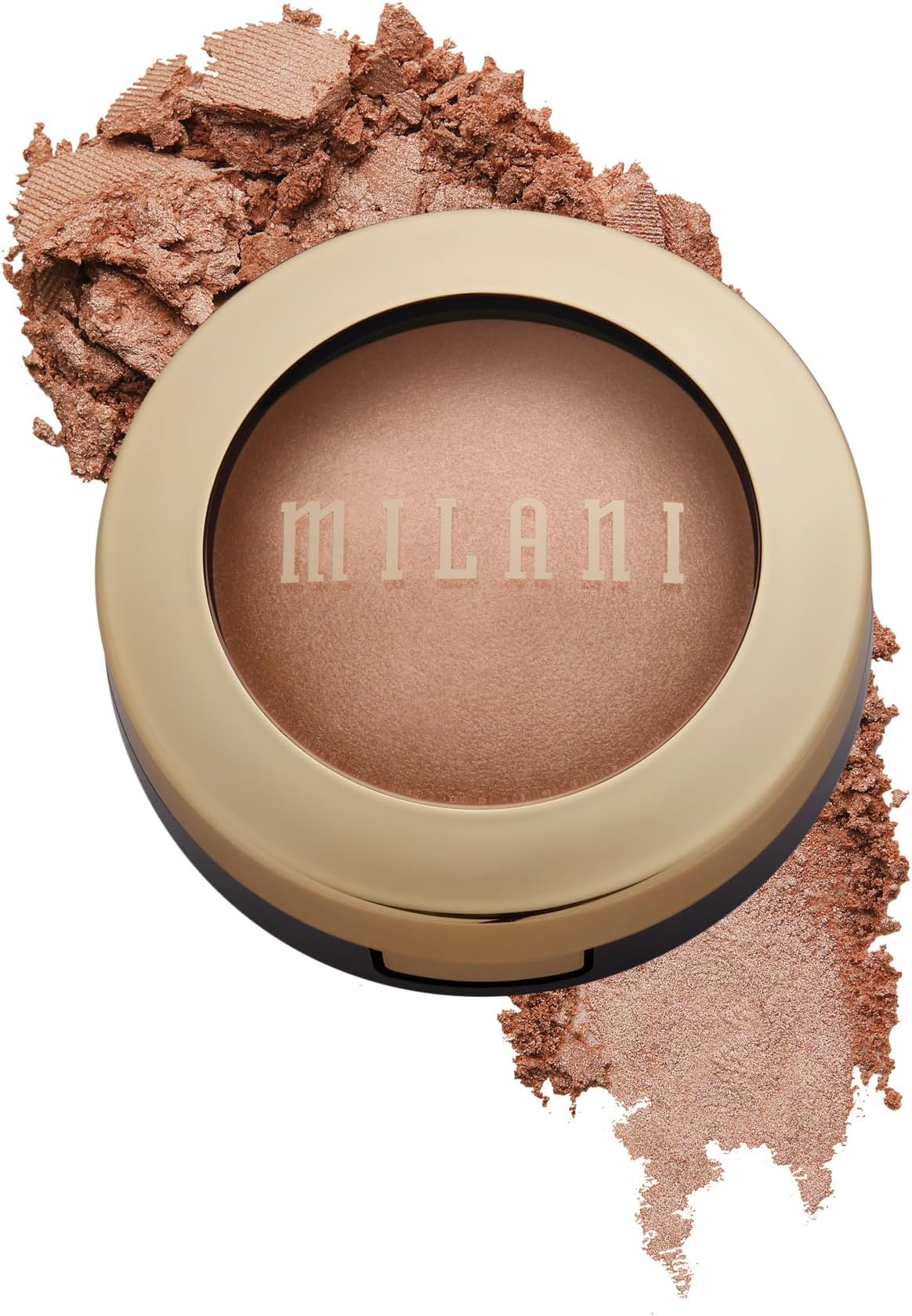 Milani Baked Highlighter (Rose Italiana) - Cruelty-Free Powder Highlighter, Highlight Face for a Shimmery or Matte Finish